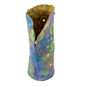 "Circling Around", a Felted Wool Vessel - Image 2
