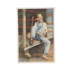 Whittling Giclée Print