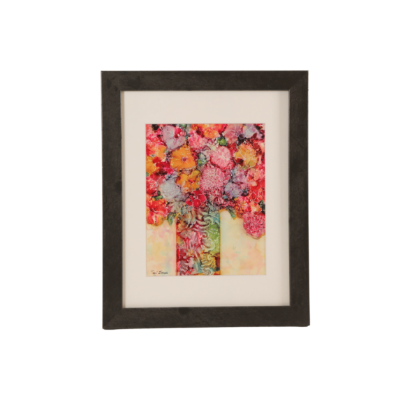 Flower Study Alcohol Ink Painting