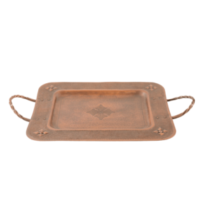 Rectangular Tray with Handles and Quatrefoils - Image 2
