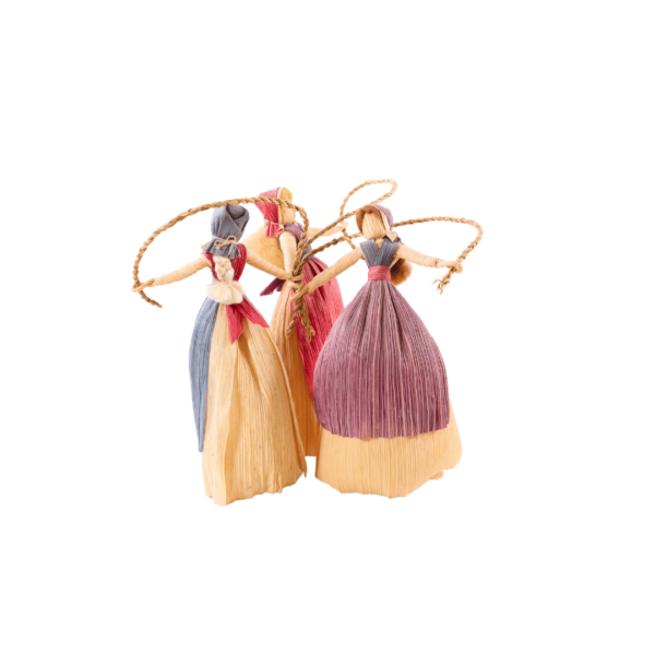 Corn Husk Garland Dancer Dolls