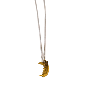 Bronze Mink Jawbone Necklace