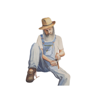 Whittling Giclée Print - Image 2