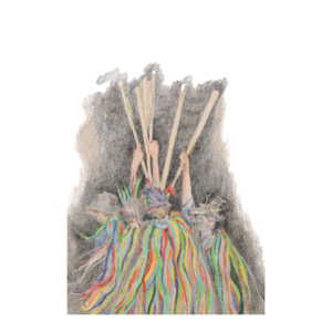 The Morris Dancers Drawing - Image 3