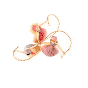 Corn Husk Garland Dancer Dolls - Image 2