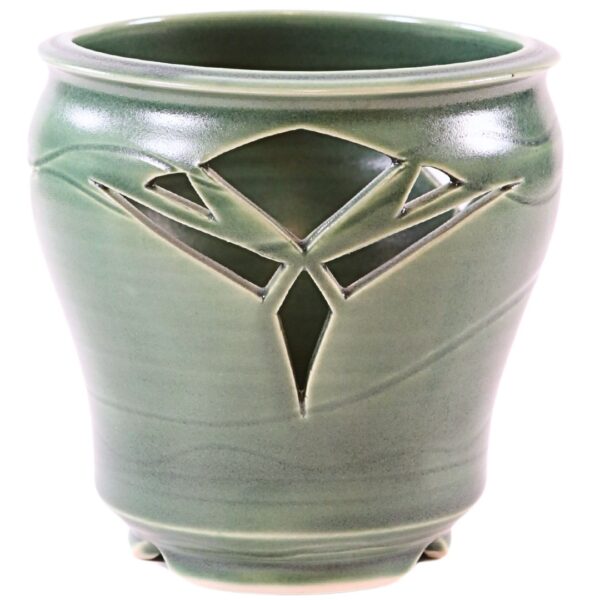Green Porcelain Candle Lantern