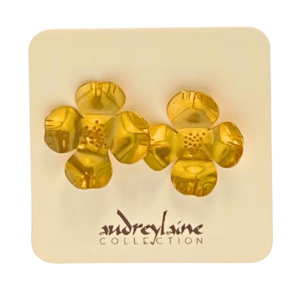 Large Dogwood Stud Earrings