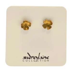 Tiny Dogwood Stud Earrings