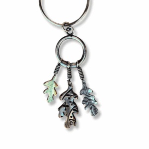 Circle Leaf Necklace