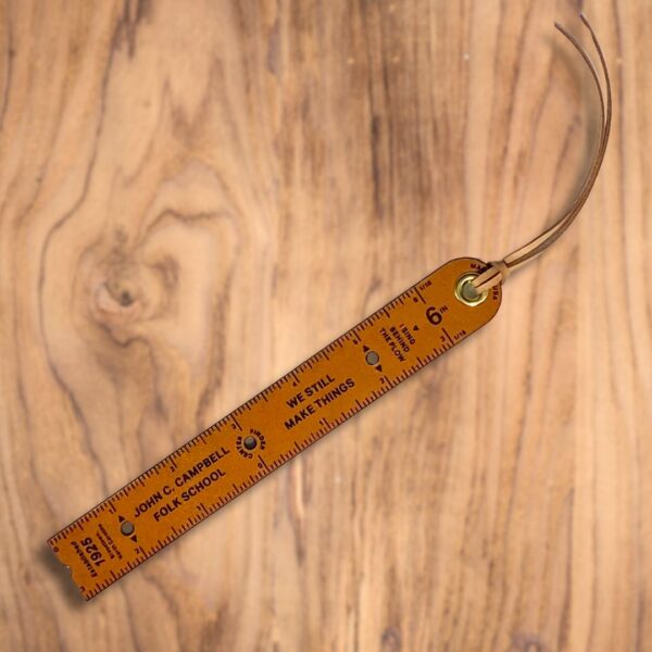 Leather Ruler Bookmark