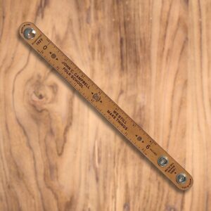 Leather Ruler Bracelet