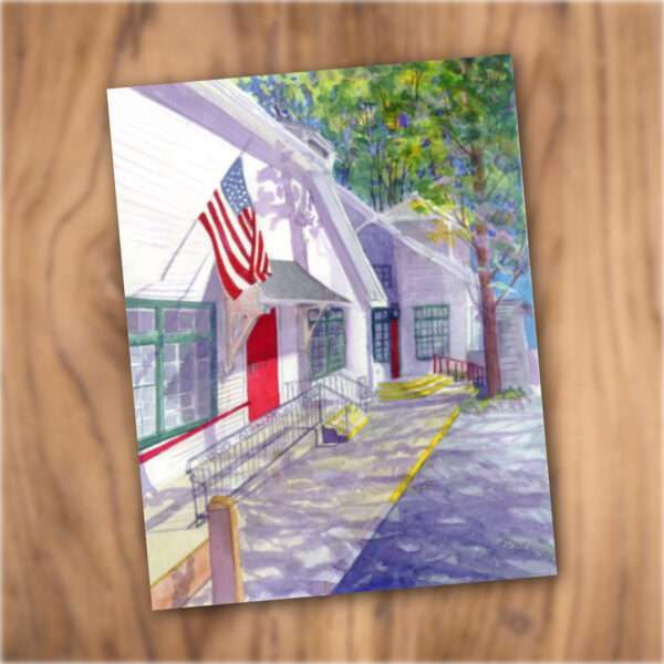 Suzy Deslauriers Print - Welcome Flag (8 x 10 inches)