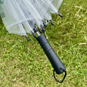 Clear Plastic Logo Umbrella - Image 2