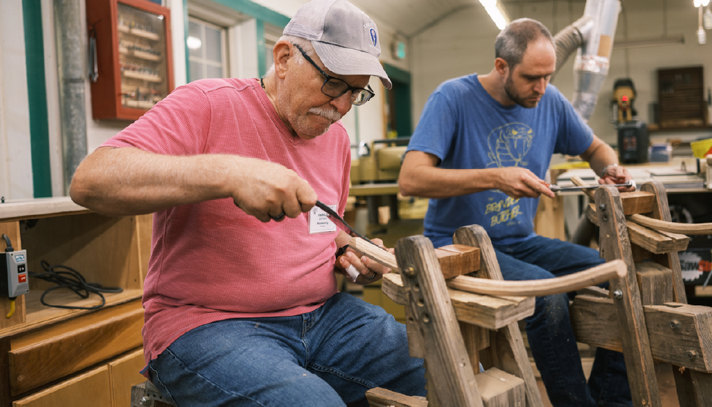 Global Content Creators Feature Folk School Chair Maker