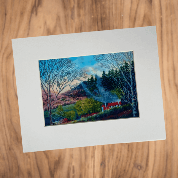 Suzy Deslauriers Print - Blacksmith Hollow (5 x 7 print / 8 x 10 mat)