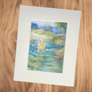 Suzy Deslauriers Print - Cooling Off (5 x 7 print / 8 x 10 mat)