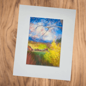 Suzy Deslauriers Print - Spring at Tower House (5 x 7 print / 8 x 10 mat)