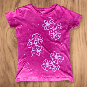 Women's Short-Sleeved Batik Shirt