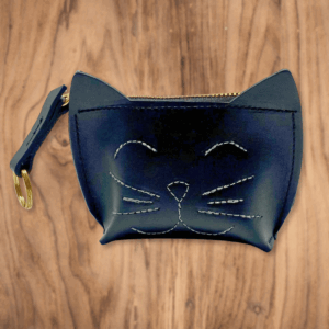 Leather Kitty Wristlet - Image 8