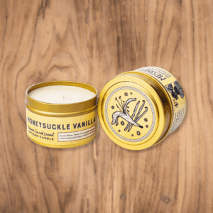 Messner Bee Farm - Honeysuckle Vanilla Candle, 4 oz