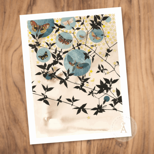 Come Quickly We're Tasting Stars by Anne Fain Barralon - Blank Card