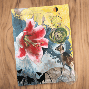 Gaze Inside by Anne Fain Barralon - Blank Card