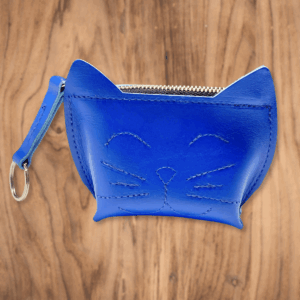 Leather Kitty Wristlet - Image 7