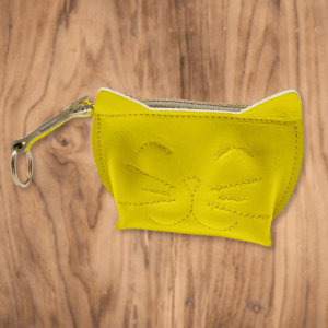 Leather Kitty Wristlet - Image 2