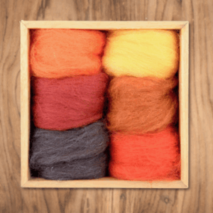 Autumn Wool Roving Set