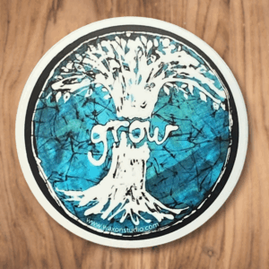 "Grow" Sticker - Multiple Colors