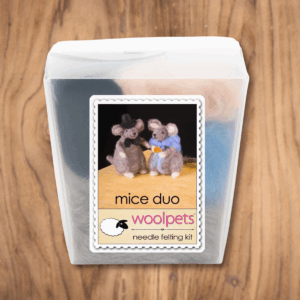Mice Duo Felting Kit - Intermediate Level