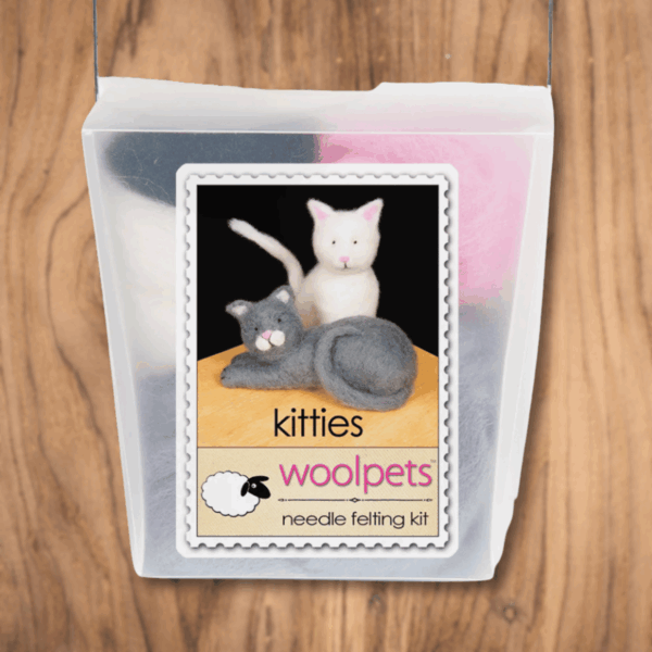 Kitties Felting Kit - Easy Level