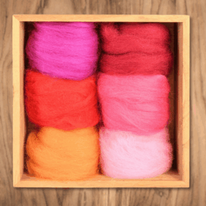 Sunset Wool Roving Set