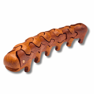 Caterpillar Puzzle - Hidden Butterfly