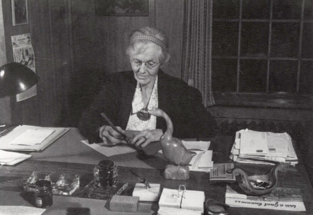 Olive Dame Campbell Working c1945